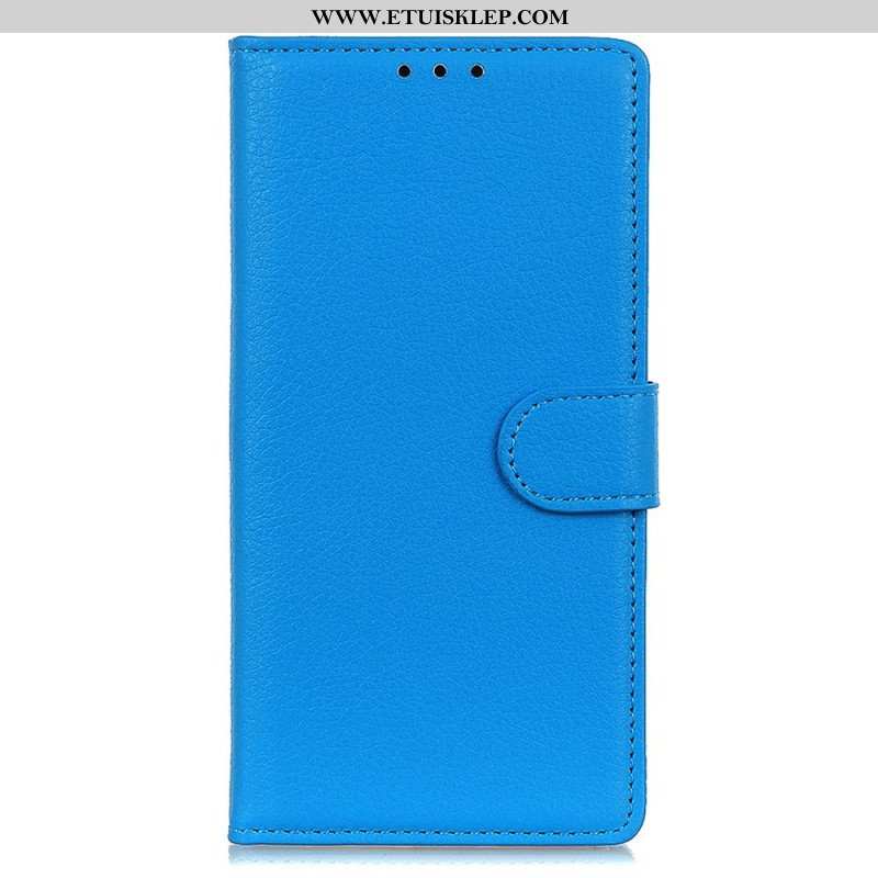 Skórzany Futerał do Xiaomi Redmi Note 12 Pro Tradycyjna Sztuczna Skóra